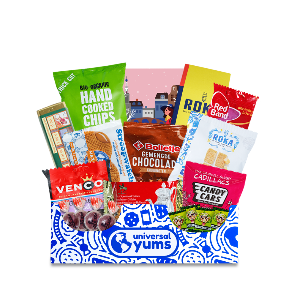 Netherlands Snack Foods - Universal Yums International Snack Box - January 2021