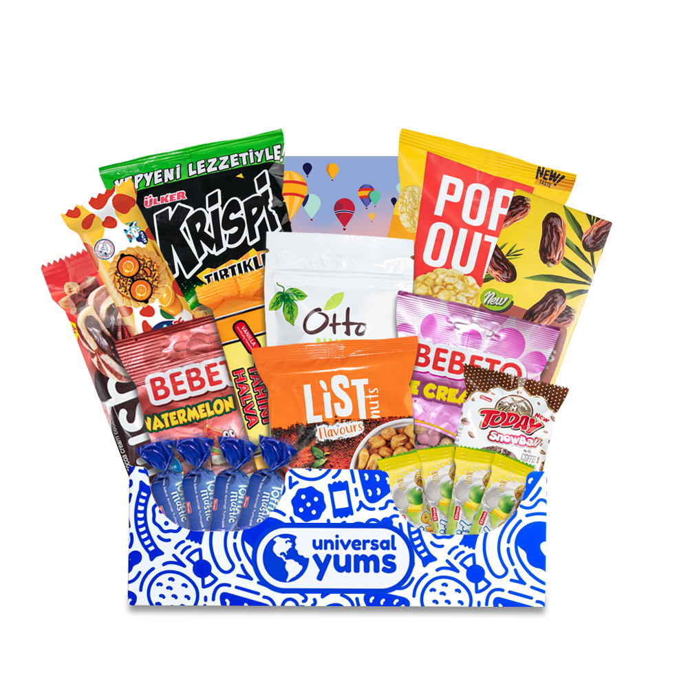 Turkish Snacks - Universal Yums International Snack Box - May 2021