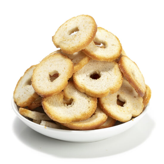 Roasted Garlic Bread Chips