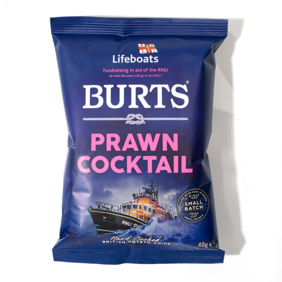 Burts Prawn Cocktail Chips Package