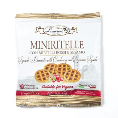 Miniritelle Con Mirtilli Rossi E Sesamo image