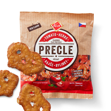 Tomato & Herb Flat Pretzels image