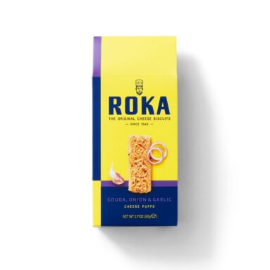 Roka Cheese Puffs Package