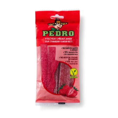 Pedro Kyselé Pásky s Příchutí Jahody image