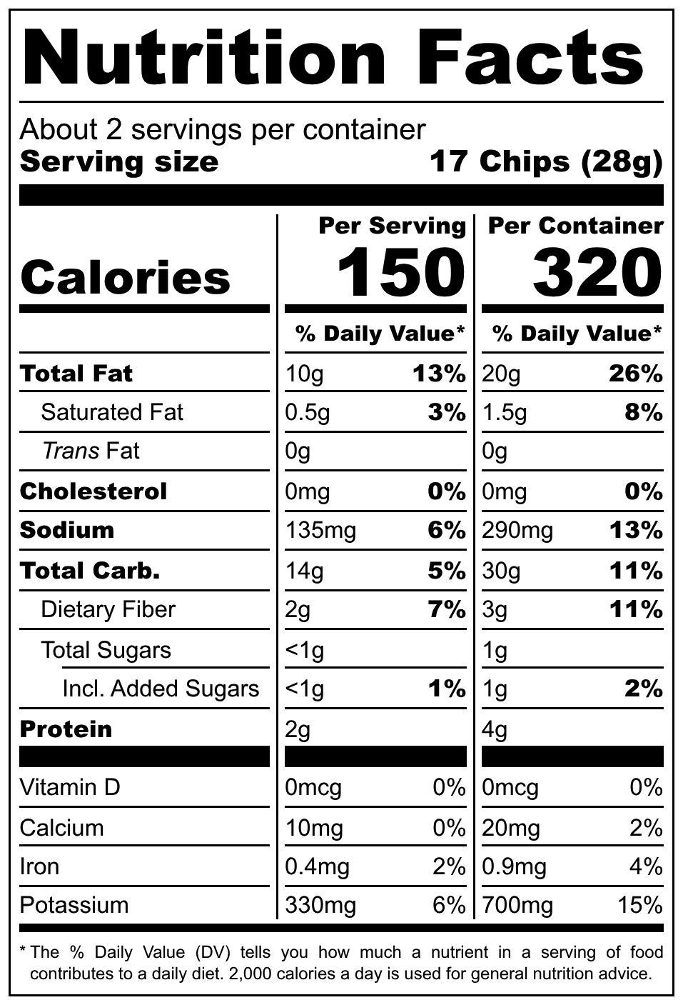 Strážnické Brambůrky Hořčicové nutritional label