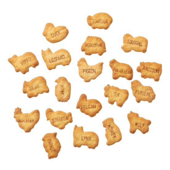 Ginbis Animal-Shaped Biscuits Pieces