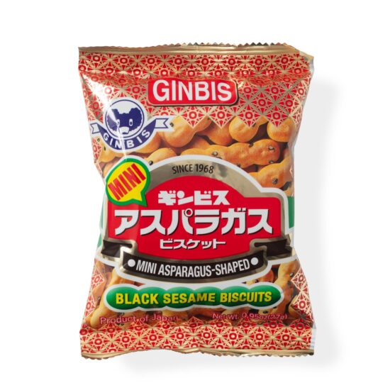 Ginbis Asparagus Shaped Biscuit Package