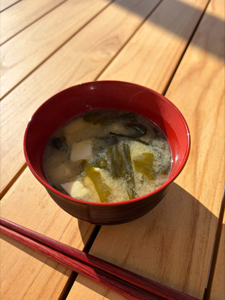 Miso Soup with Tofu and Wakame